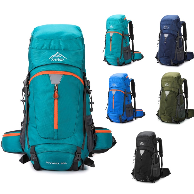 Rain Cover Backpack - Mochila de camping de 60L para