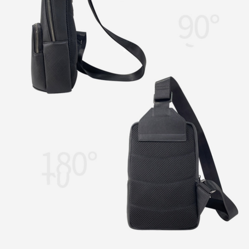 Bolso de pecho de cuero Real p - Sling Backpack Shoulder reseña y precio